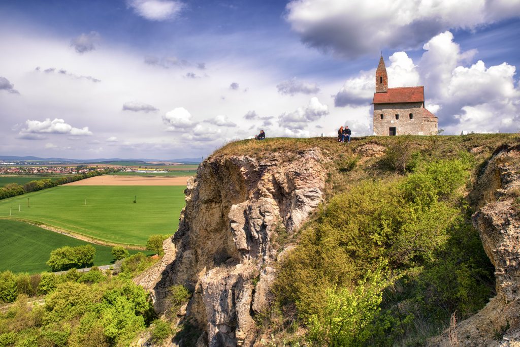 príroda a okolie mesta Nitra, výhľad na mesto Nitra z výšky