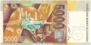 slovenská bankovka v hodnote 5000 korún