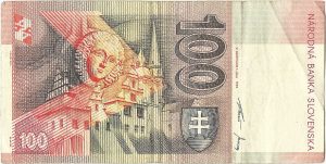 sto korunová slovenská bankovka
