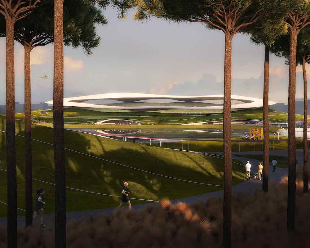 Quzhou Sports Campus od MAD Architects