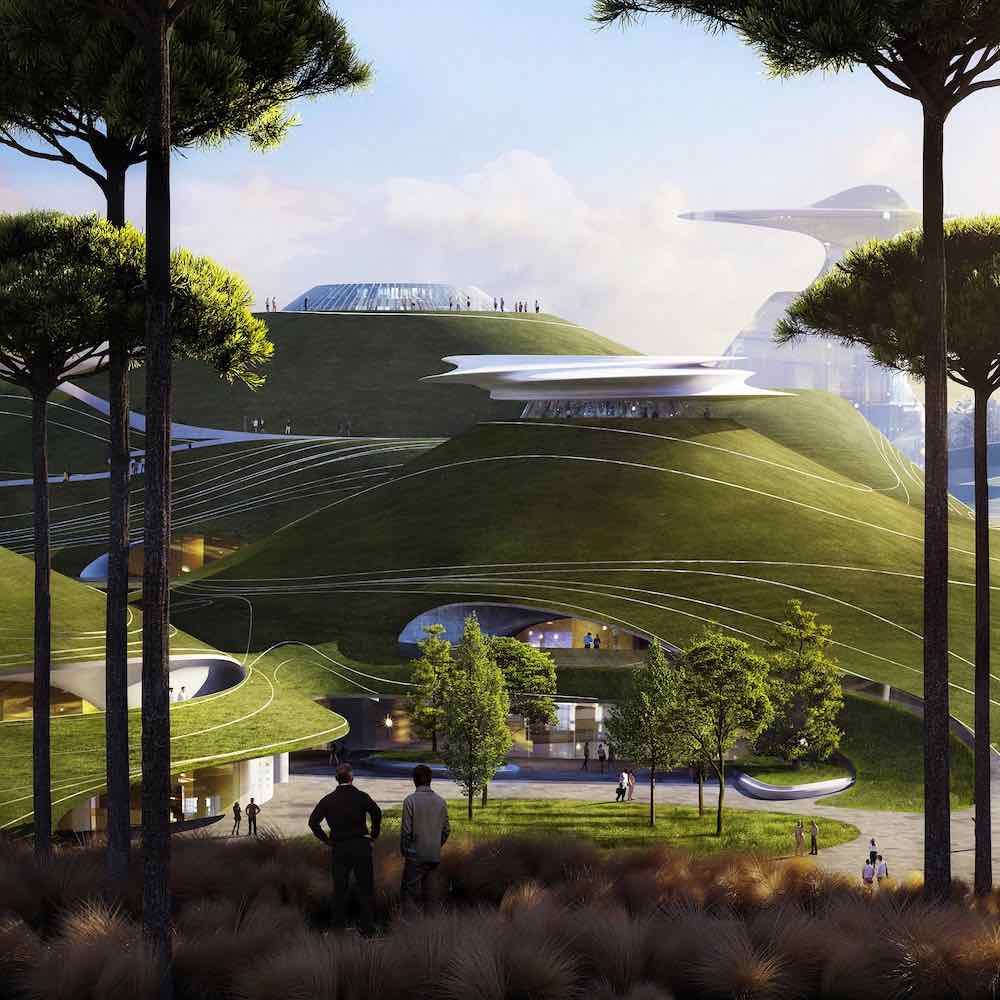 Quzhou Sports Campus od MAD Architects