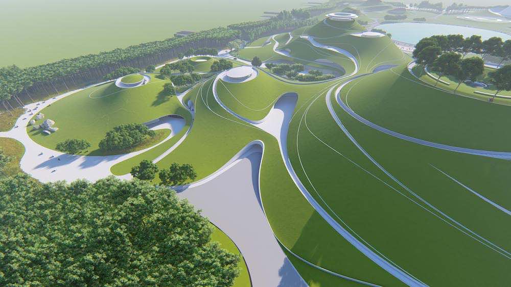 Quzhou Sports Campus od MAD Architects
