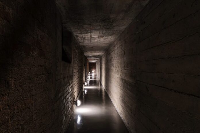 interiér vojenského bunkra Hiddenscape