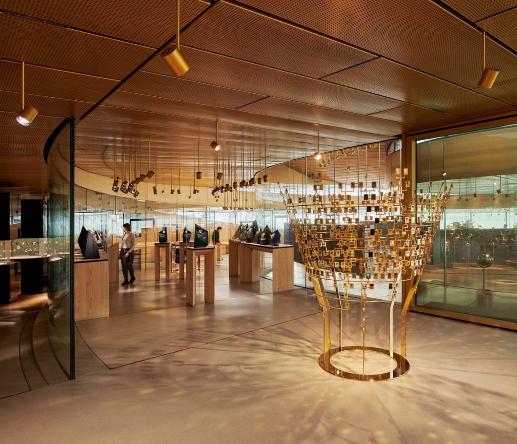 interiér Múzea hodiniek Musée Atelier Audemars Piguet