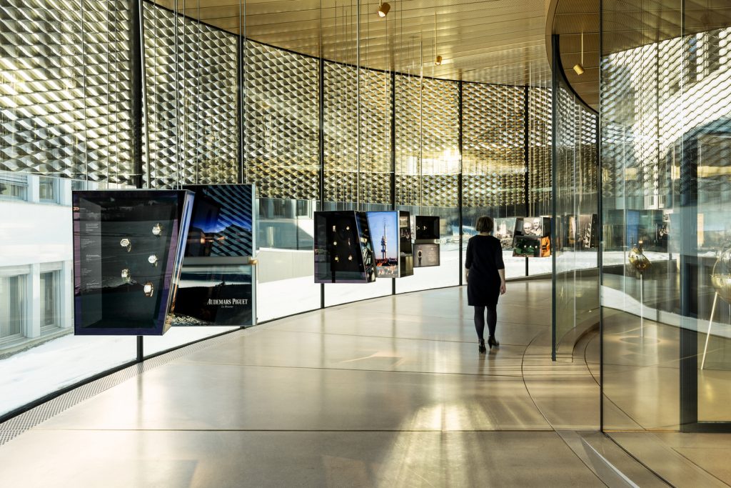 interiér Múzea hodiniek Musée Atelier Audemars Piguet