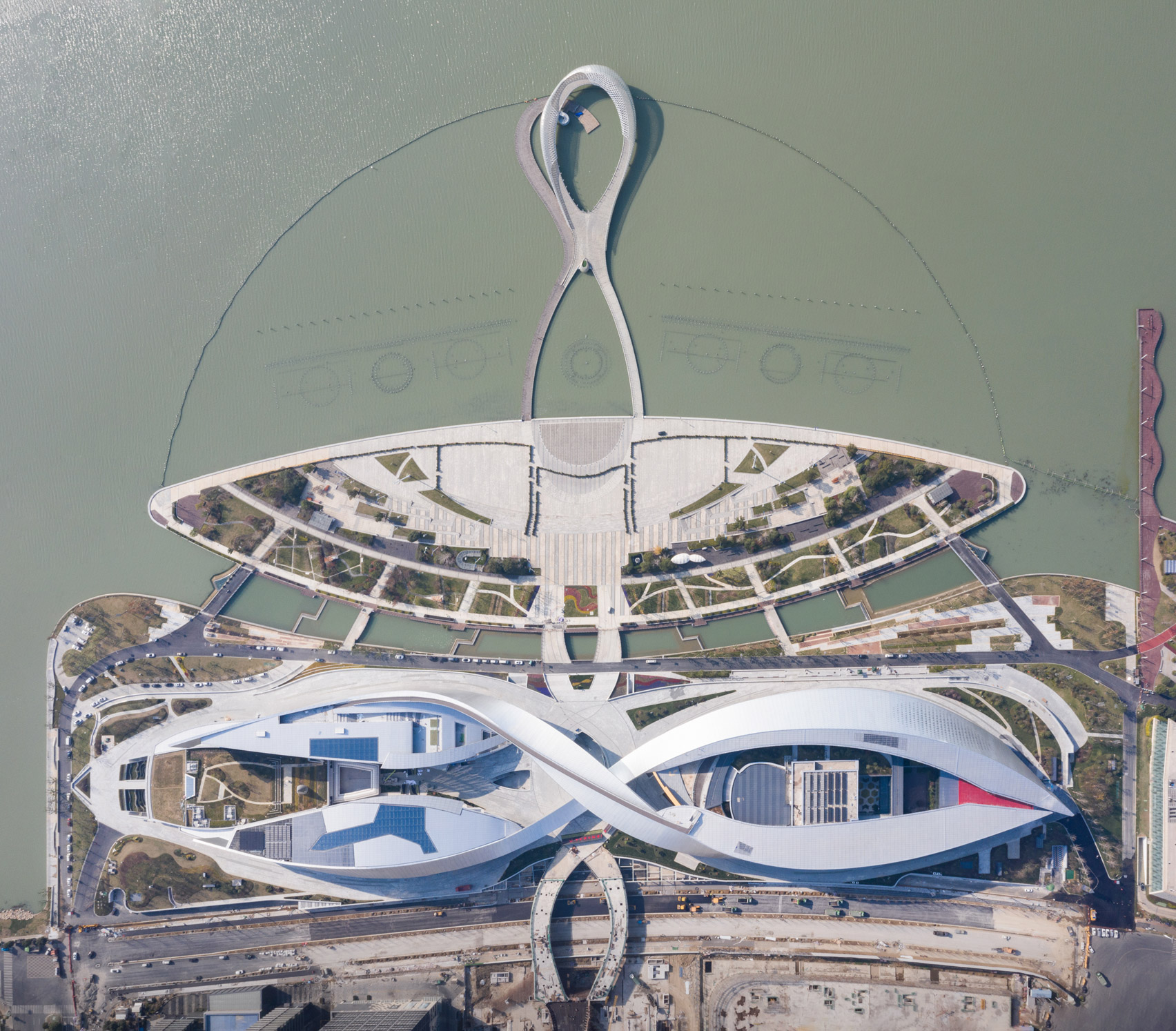 kultúrne centrum Suzhou od francúzskeho architekta Christiana de Portzamparc