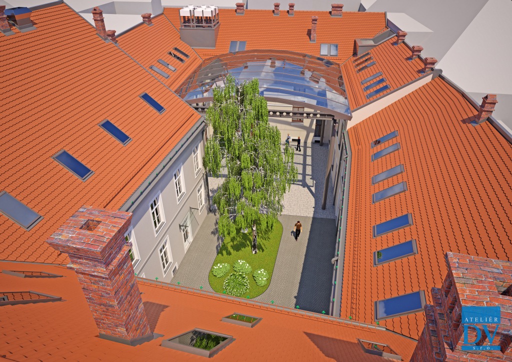 Vizualizácia kultúrno-kreatívneho centra v Trnave