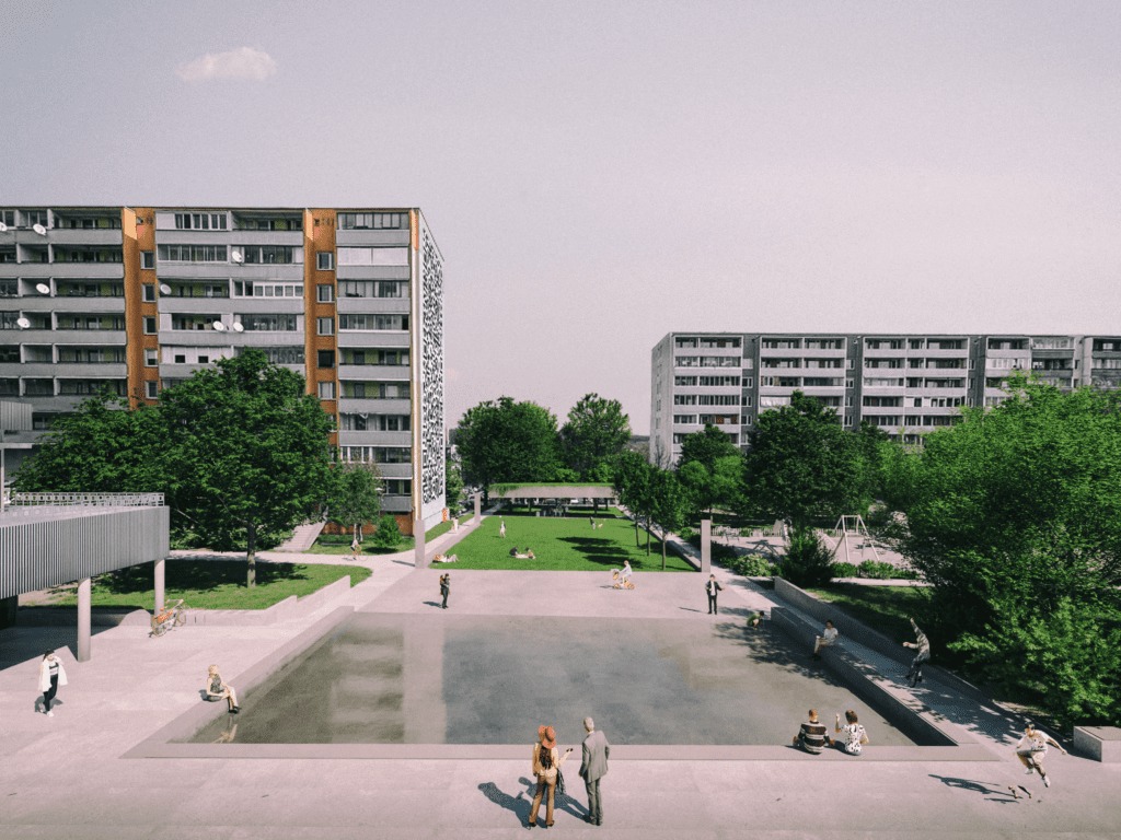 Návrh revitalizácie Domu Služieb v Dúbravke