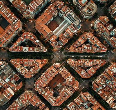 Barcelona pohľad zhora